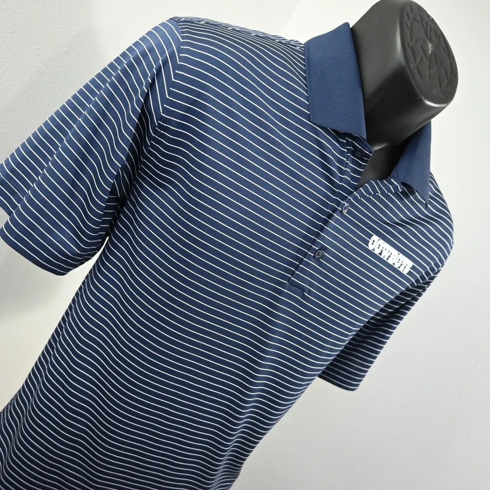Nike NFL Dallas Cowboys Golf Polo‎ Dri FIt Performance Short Sleeve Mens Small